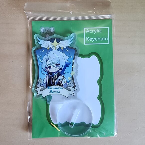 Fan Art Genshin Impact Acrylic Stand Set Of‎ 5  Xingqiu Zhongli Kaedehara Kazuha - Picture 8 of 11